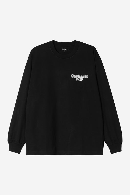 L/S Chain Link T-Shirt black/silver