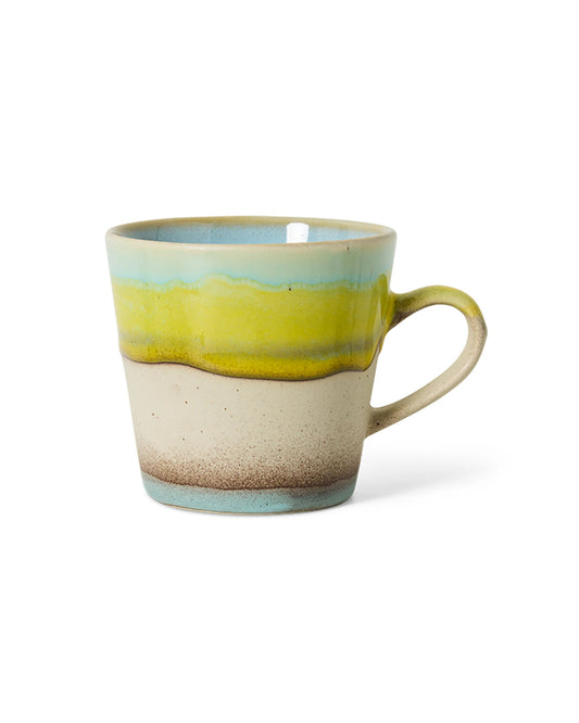 70s ceramics: americano mug, glint multicolour