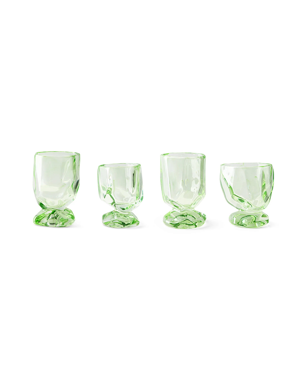 HKLIVING Weingläser Nienke Sikkema 4er-Set peridot | Bildmaterial bereitgestellt von SHOES.PLEASE.