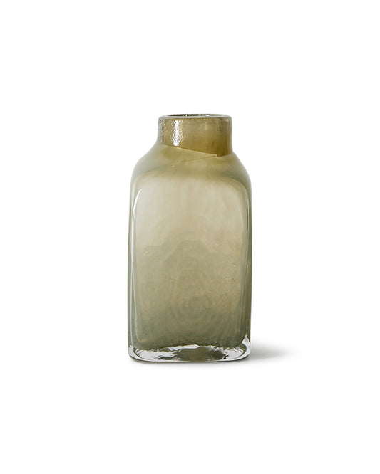 Atelier glass vase small, pale green green