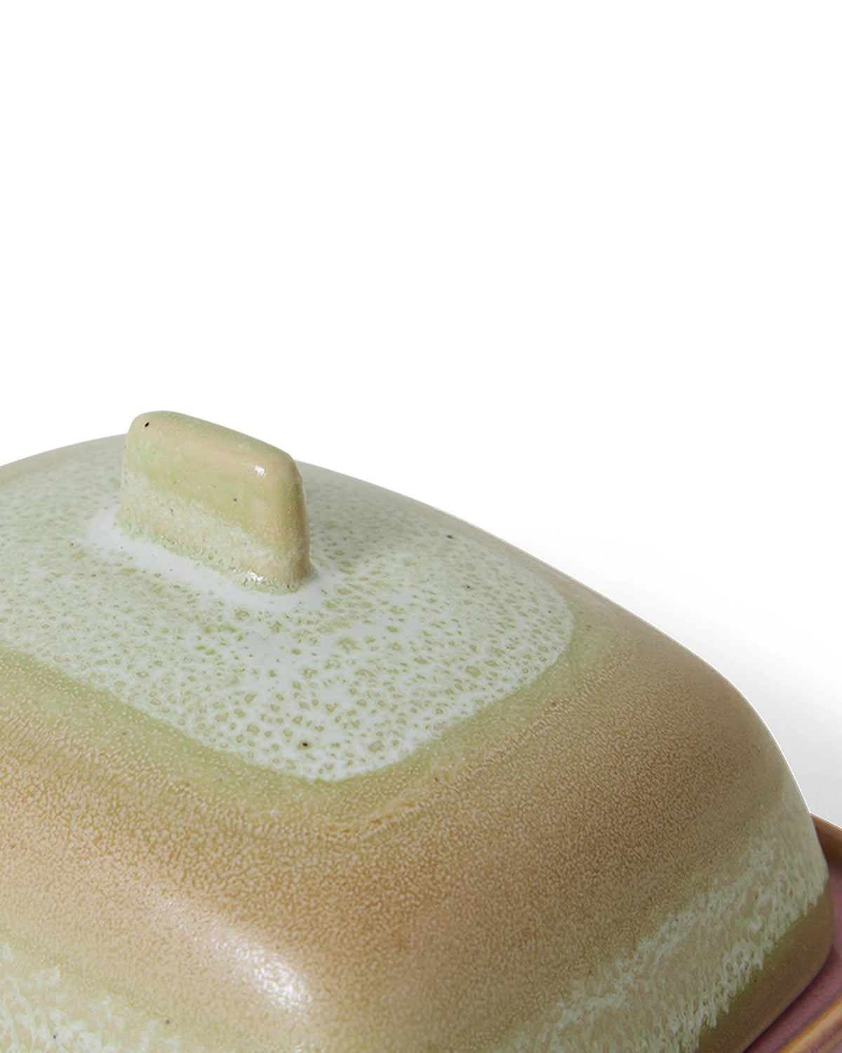 70s ceramics: butter dish, skyline multicolour | Bildmaterial bereitgestellt von SHOES.PLEASE.