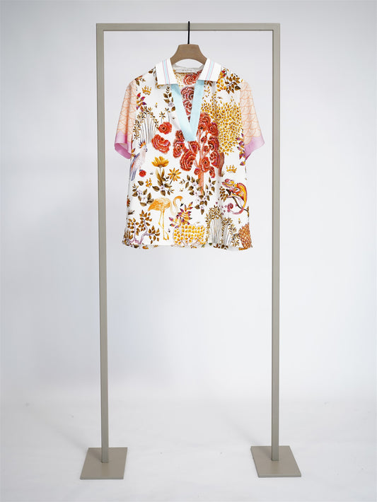 Bluse - kurzarm orange multi orange multi