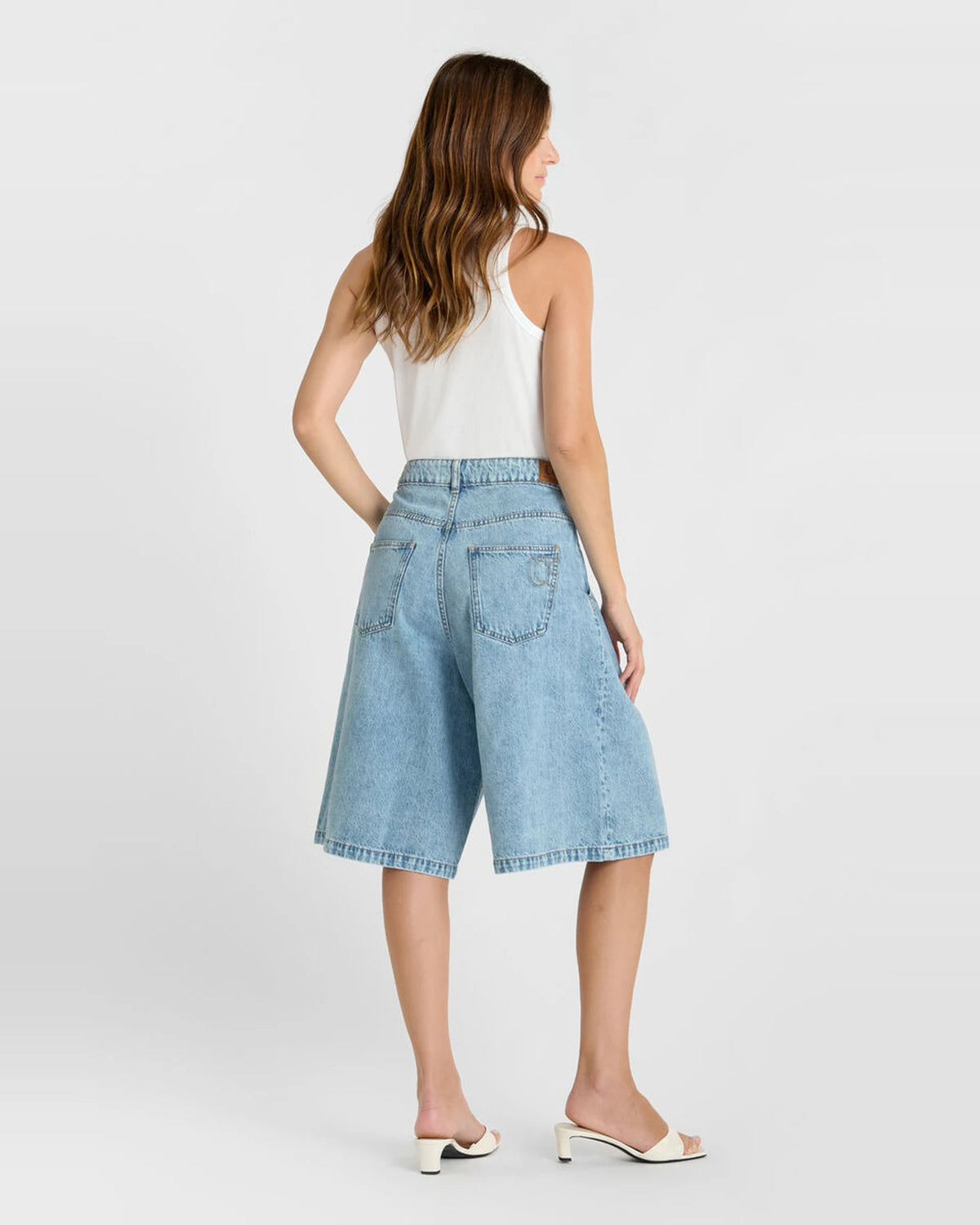 Femme JUPE CULOTTE LOVA Bermuda blue | Bildmaterial bereitgestellt von SHOES.PLEASE.