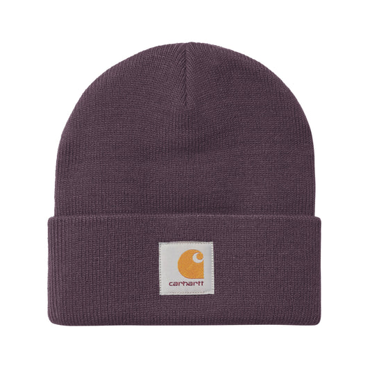 Short Watch Hat cozy purple
