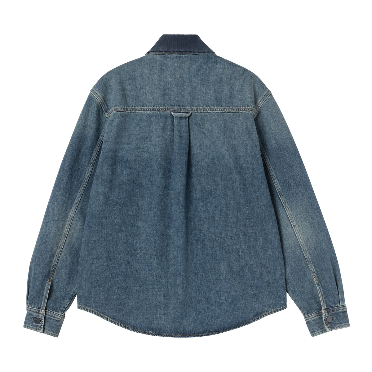 Oakland Shirt Jac blue / dark navy /worn used wash | Bildmaterial bereitgestellt von SHOES.PLEASE.