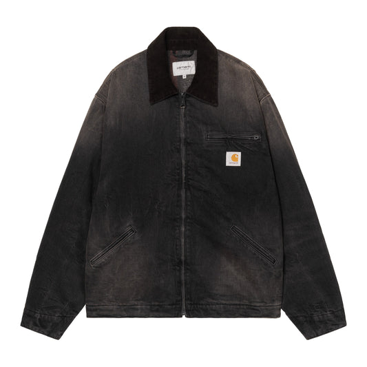 OG Detroit Jacket black / black /tobacco used wash