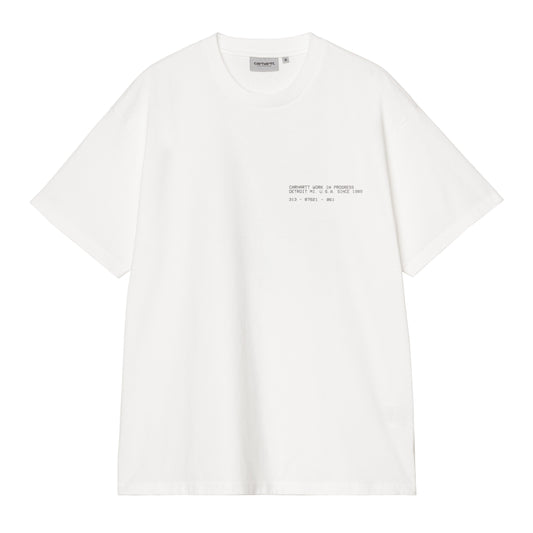 S/S Feather Progress T-Shirt white