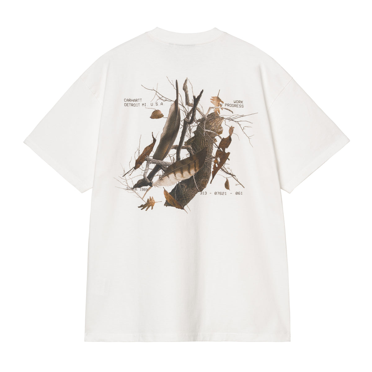 S/S Feather Progress T-Shirt white | Bildmaterial bereitgestellt von SHOES.PLEASE.