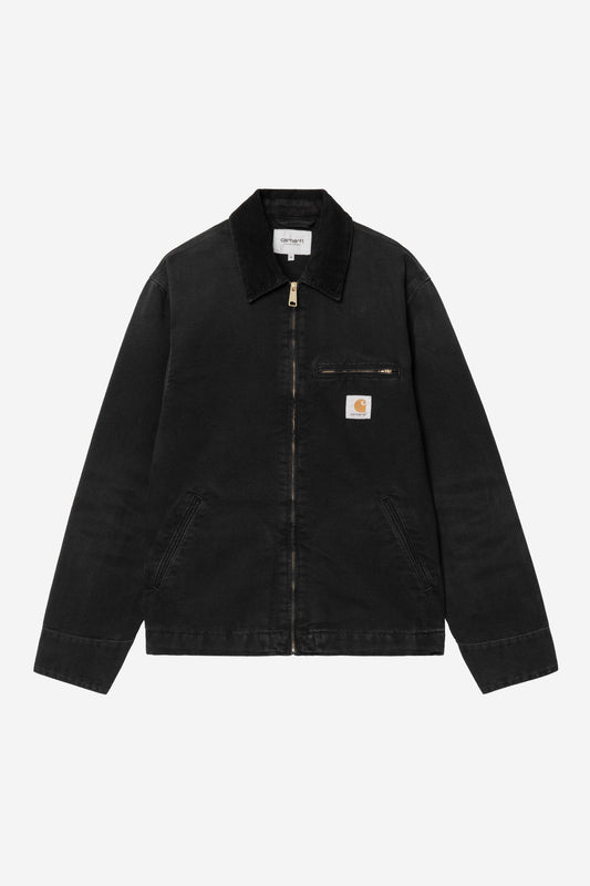 Detroit Jacket black / black /stone canvas