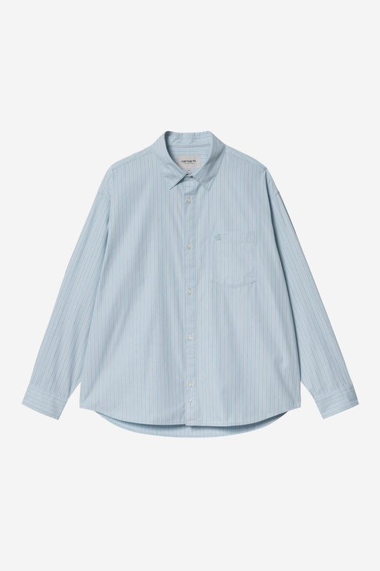 L/S Notus Shirt bova stripe, bluebird