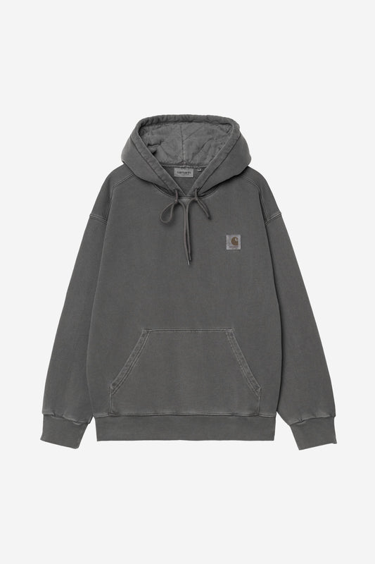 Hooded Nelson Sweat graphite /garment dyed