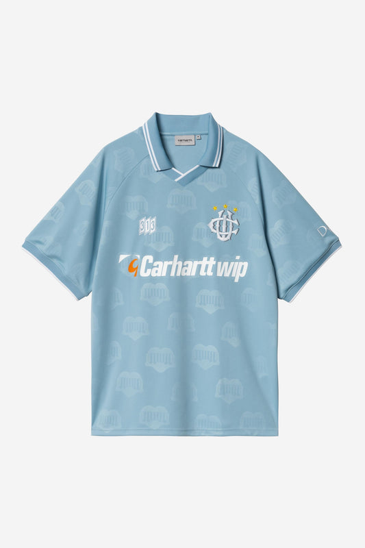 S/S Hartt’s Football T-Shirt heart train jacquard bluebird