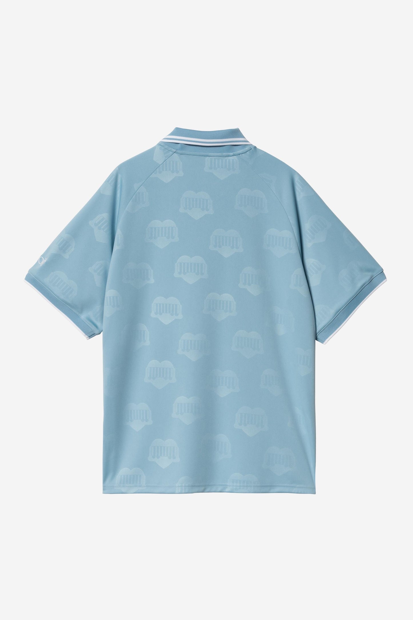 S/S Hartt’s Football T-Shirt heart train jacquard bluebird | Bildmaterial bereitgestellt von SHOES.PLEASE.