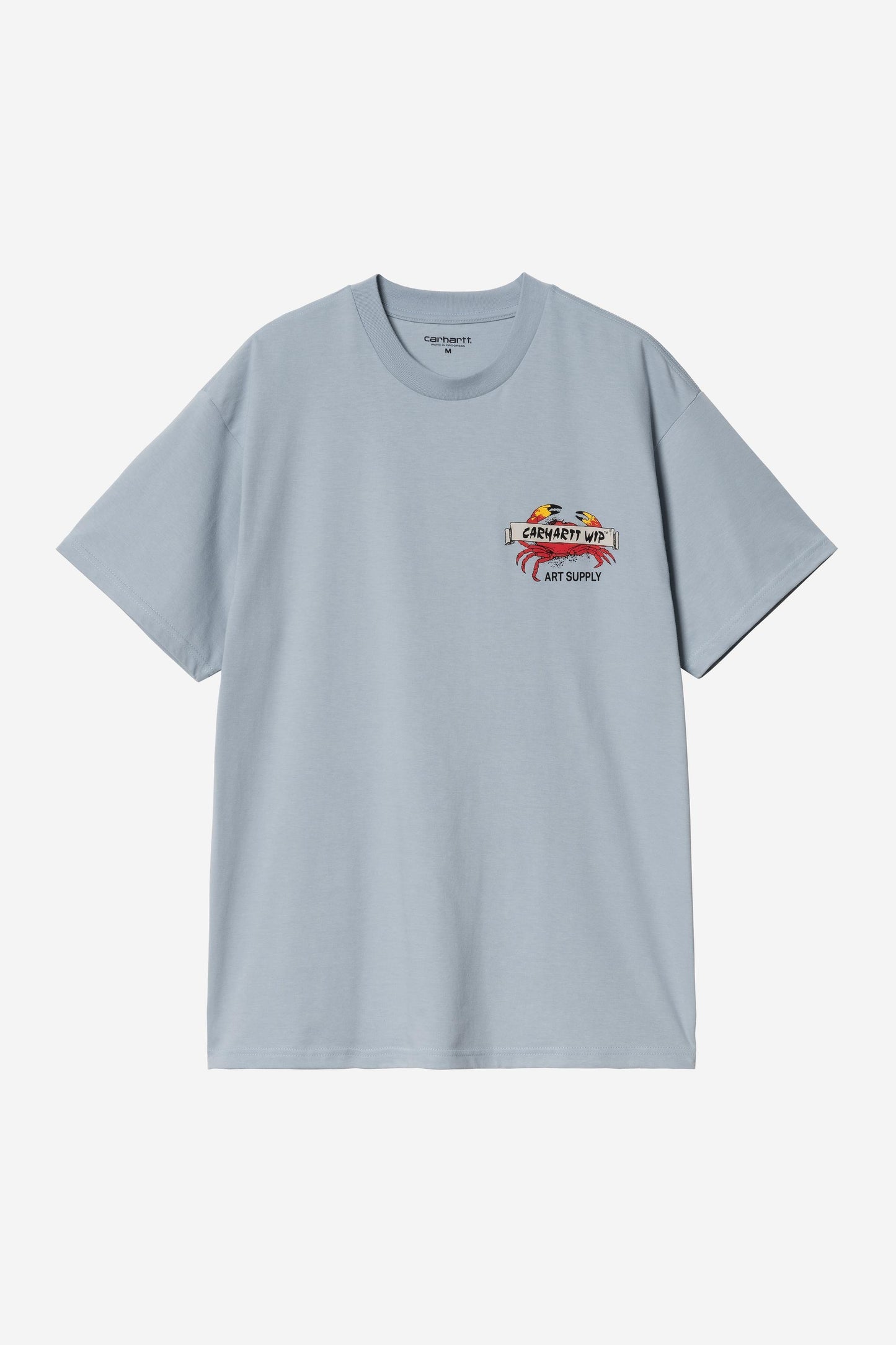 S/S Crab Paint T-Shirt frosted blue /--- | Bildmaterial bereitgestellt von SHOES.PLEASE.