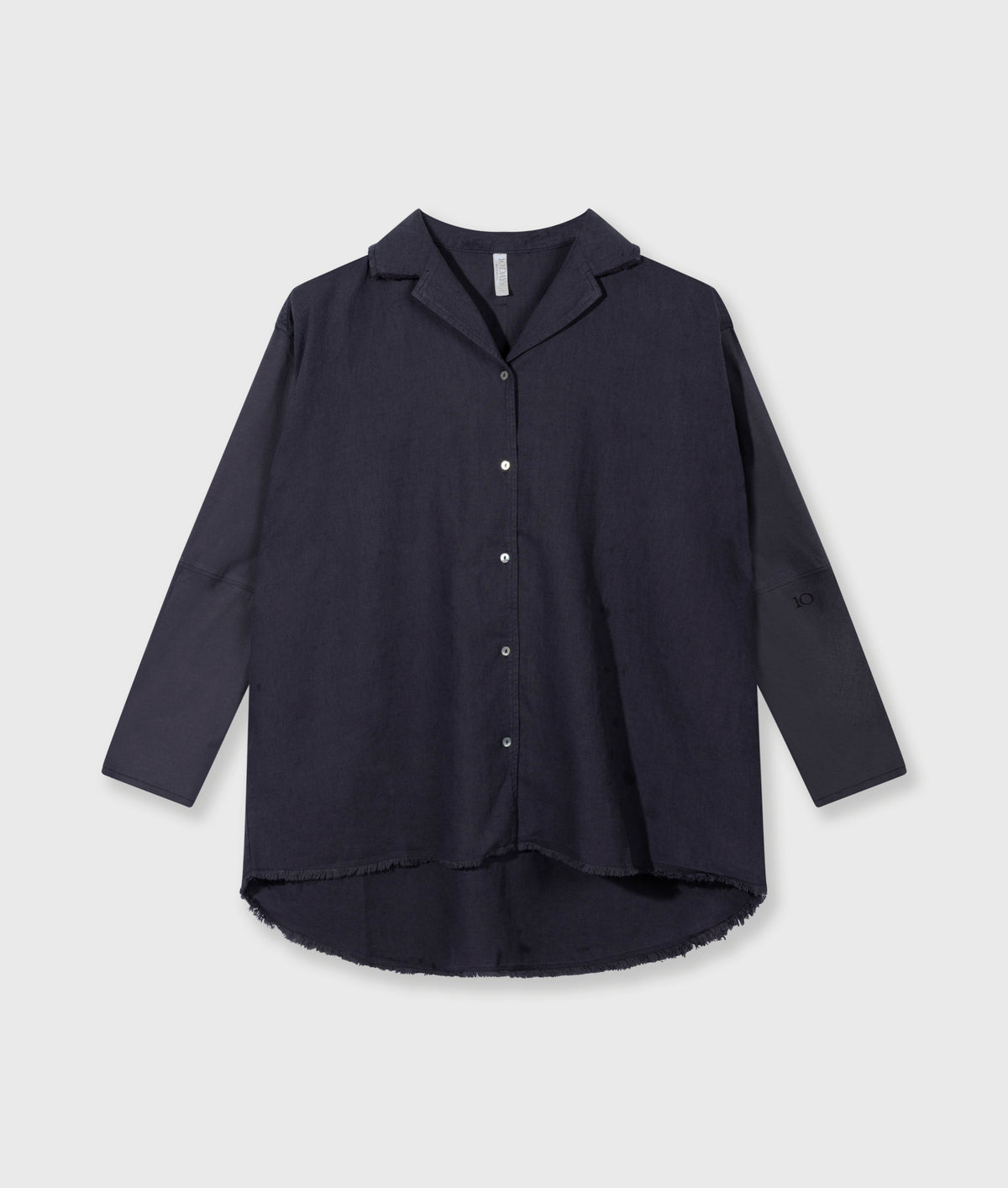 Cotton Linen Blouse steelblue | Bildmaterial bereitgestellt von SHOES.PLEASE.