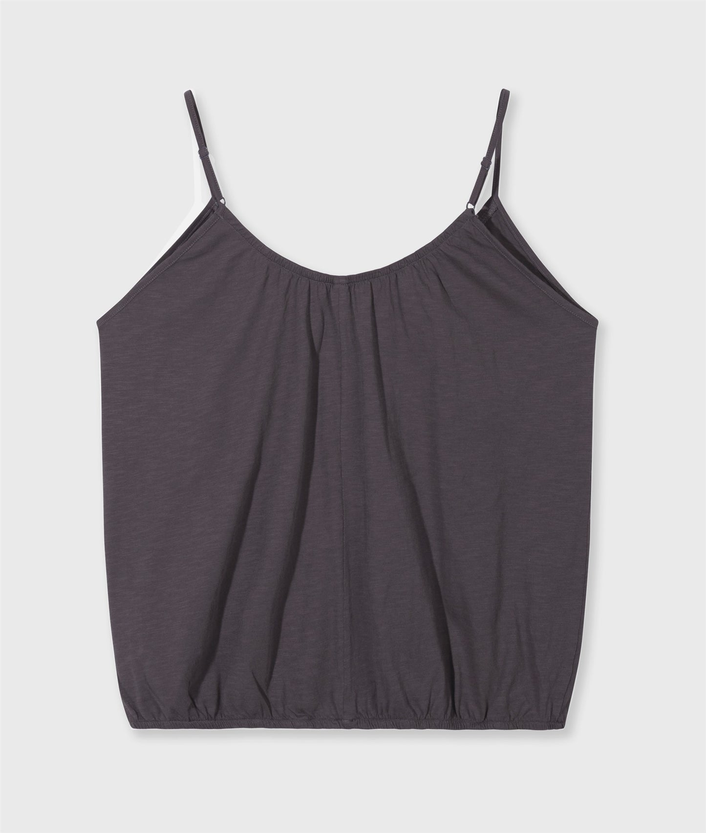 Top Gathered Neck steelblue | Bildmaterial bereitgestellt von SHOES.PLEASE.