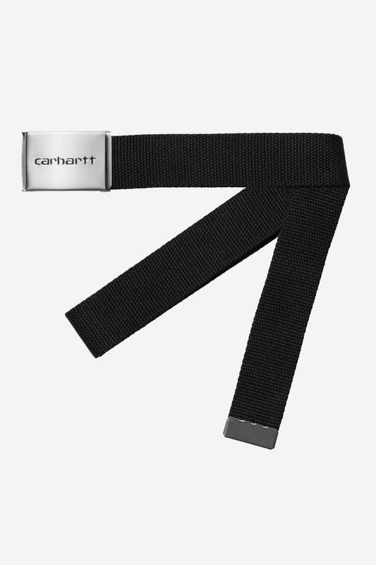 Clip Belt Chrome black /---