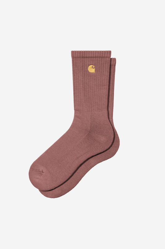 Chase Socks dusky pink / gold /---