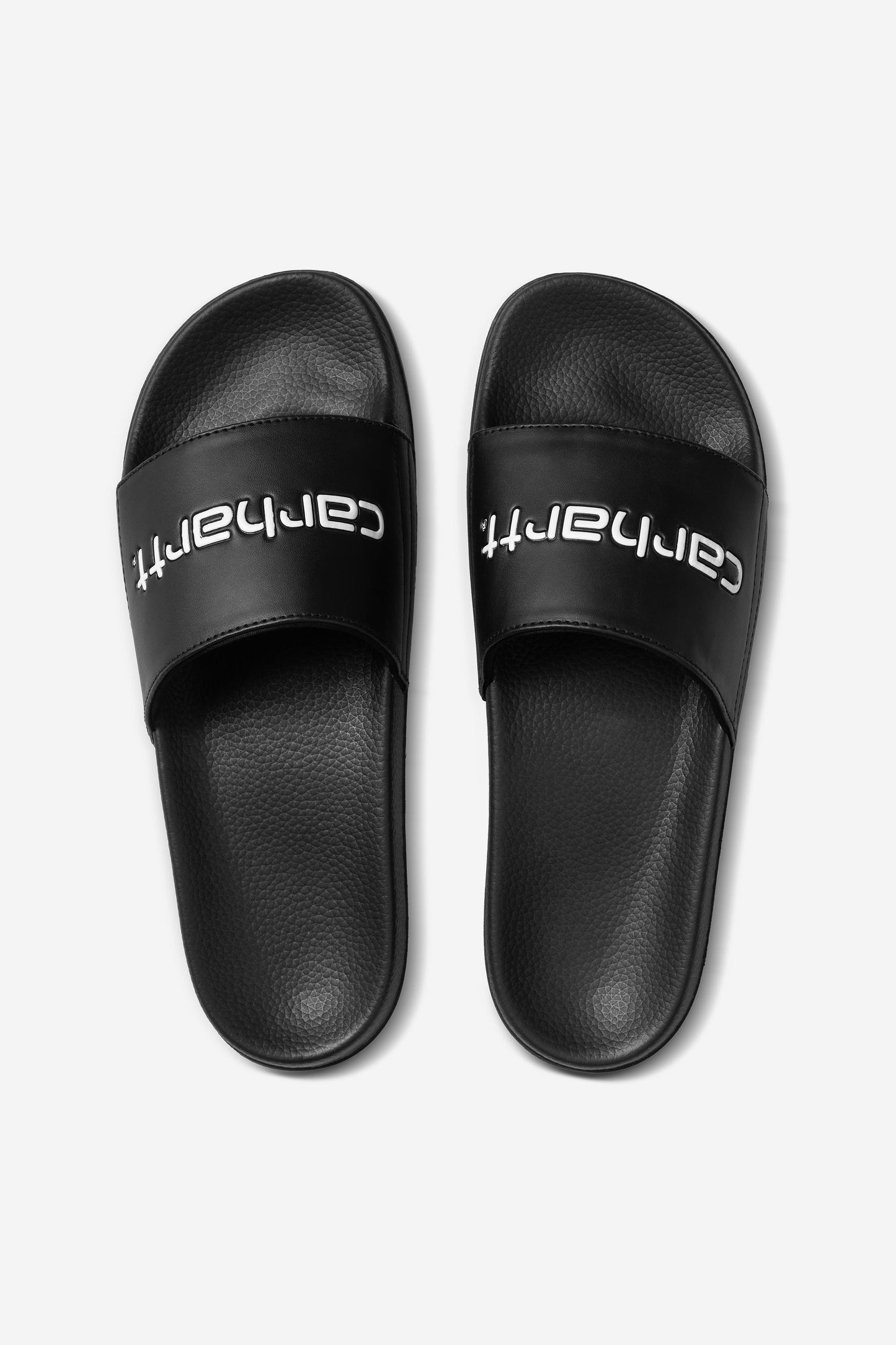 Carhartt WIP Slippers black / white /--- | Bildmaterial bereitgestellt von SHOES.PLEASE.