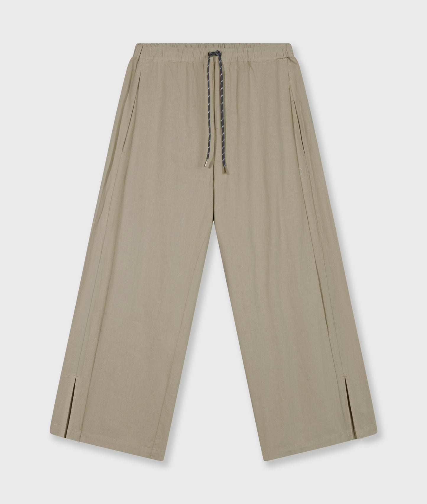 cotton linen pants slit fog | Bildmaterial bereitgestellt von SHOES.PLEASE.