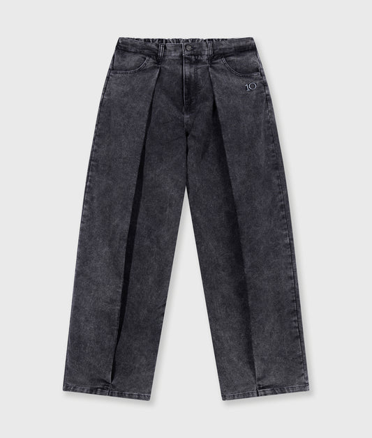 Bar pants jog denim black