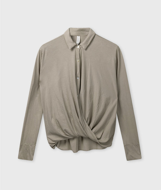 wrap blouse fog