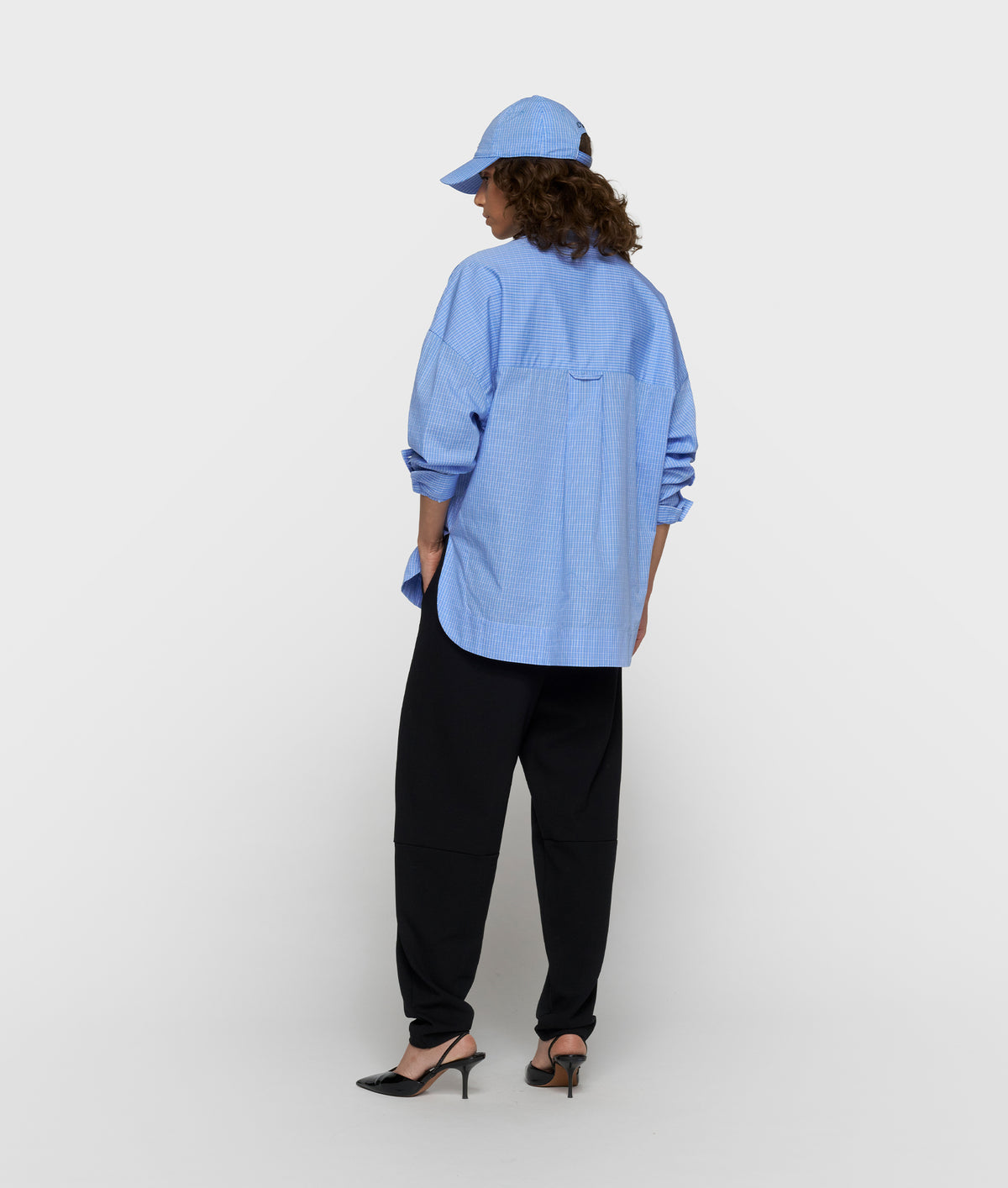 long sleeve shirt check ultramarine | Bildmaterial bereitgestellt von SHOES.PLEASE.