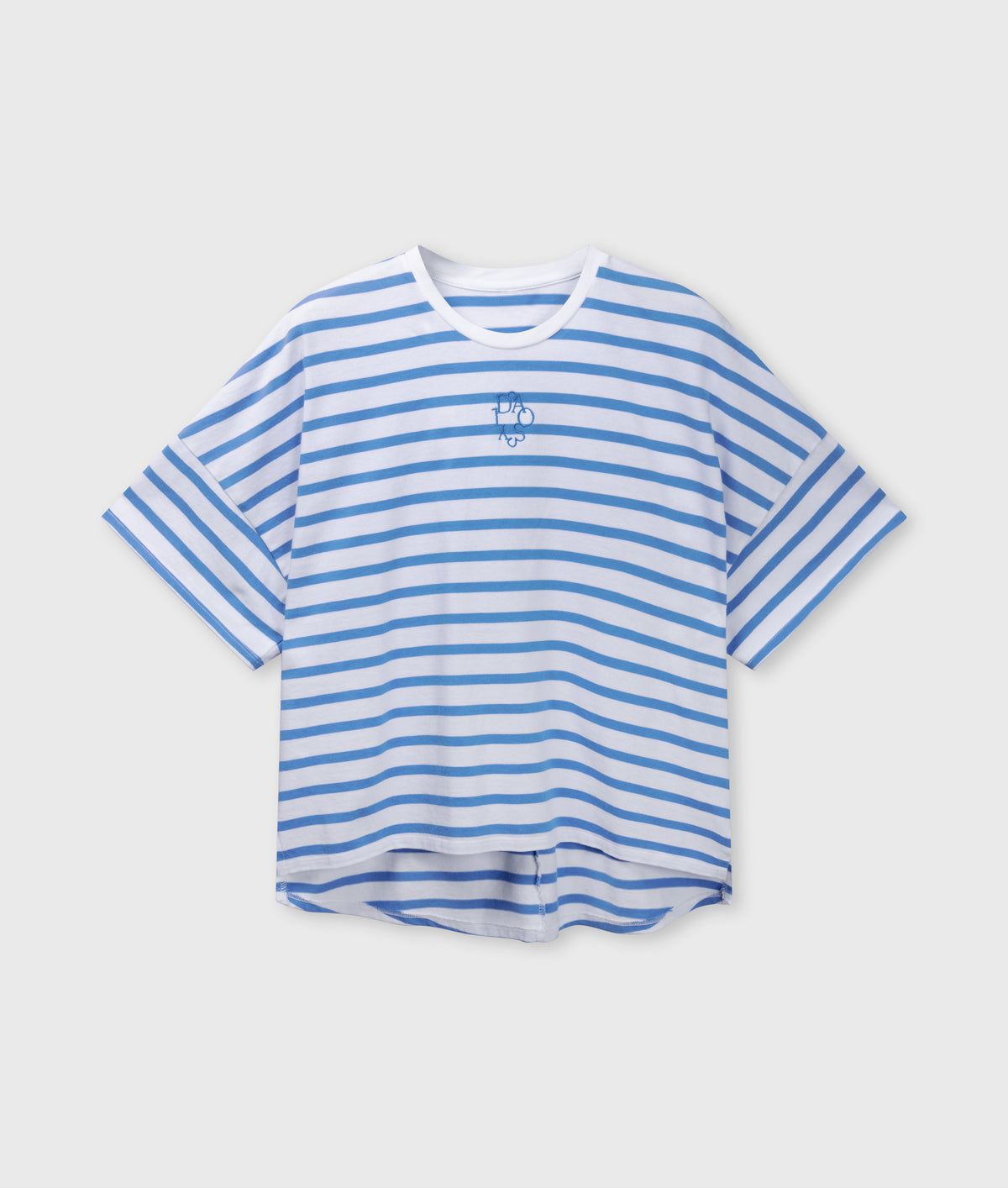 wide tee stripes white/ultramarine | Bildmaterial bereitgestellt von SHOES.PLEASE.