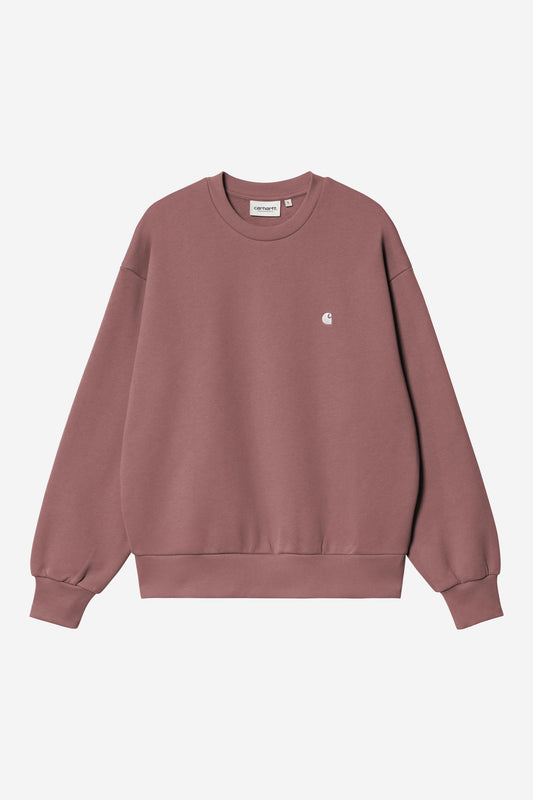 W' Casey Sweatshirt dusky pink / silver