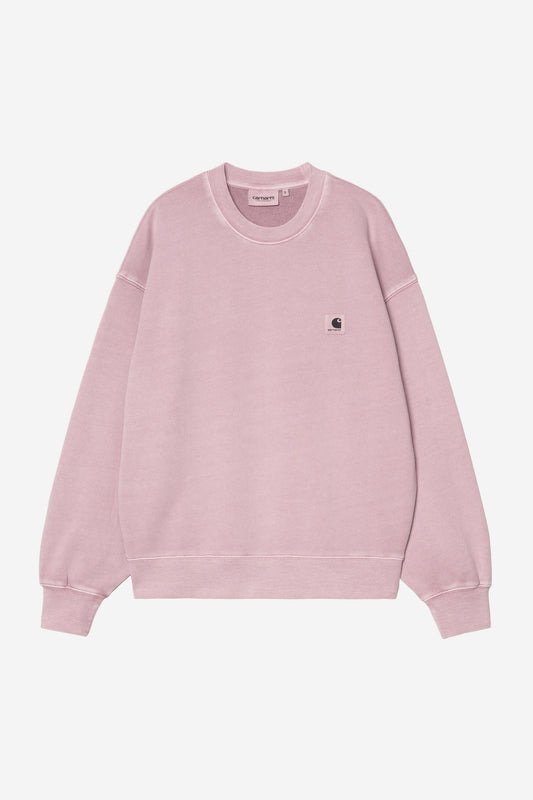 W' Nelson Sweatshirt hortensia /garment dyed