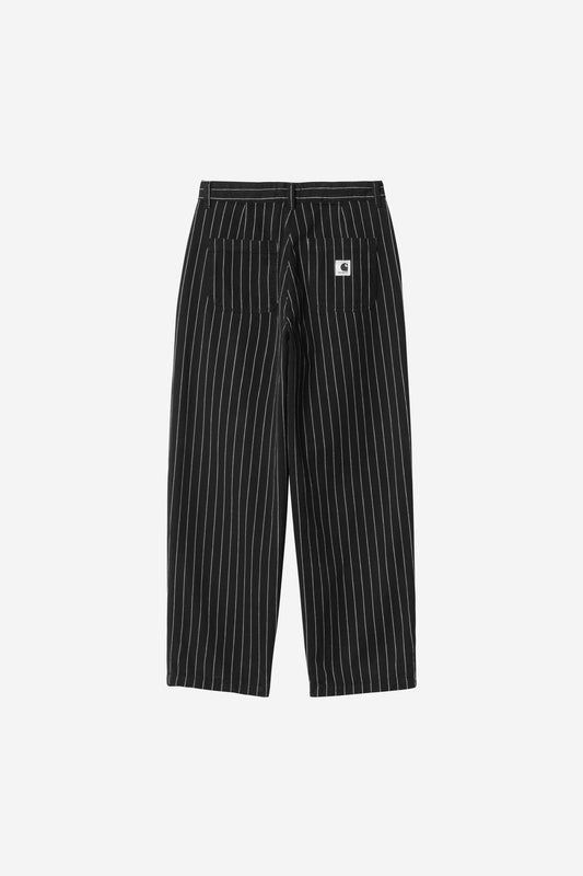 W' Hendry Pant seaton stripe, black / wax /rinsed