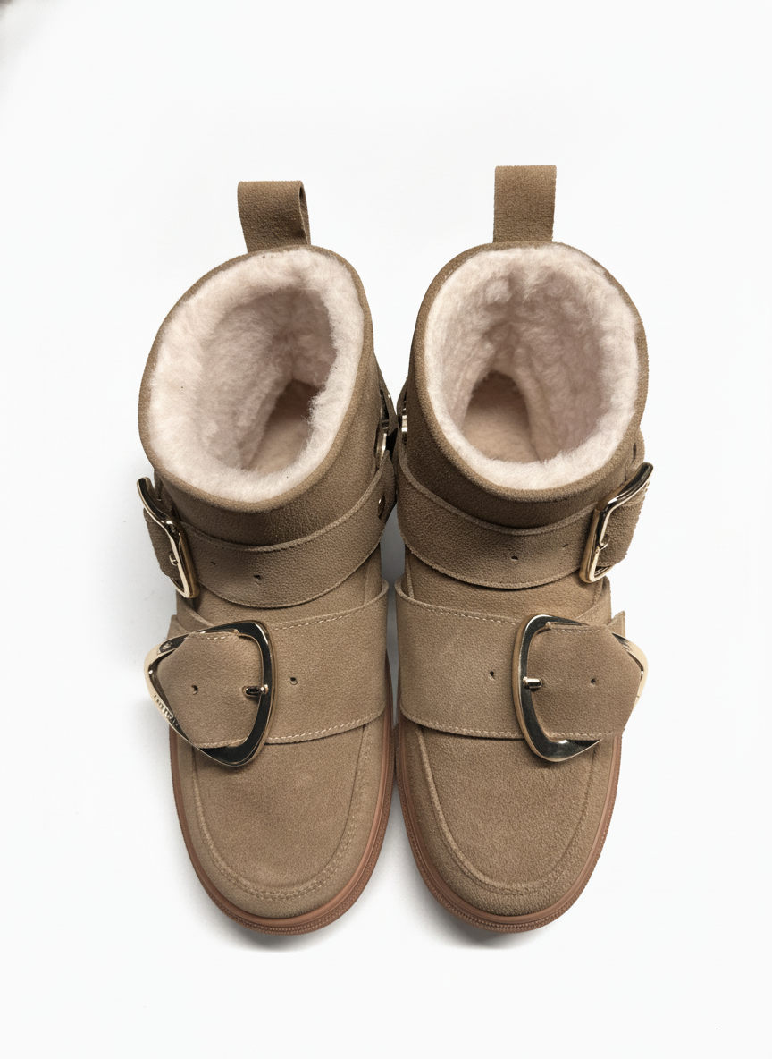CLASSIC LOW BUCKLE beige | Bildmaterial bereitgestellt von SHOES.PLEASE.