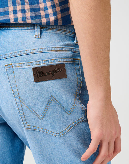 TEXAS SHORTS SLATE SHADE denim blue
