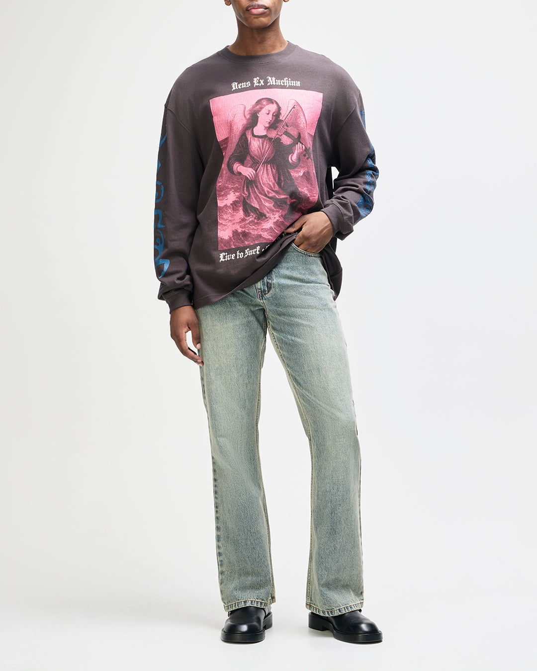 Swell Maps Os Ls Tee ant | Bildmaterial bereitgestellt von SHOES.PLEASE.