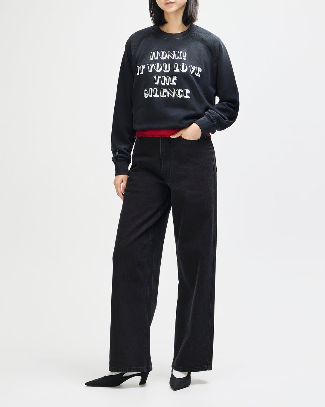 Honk! Crew Neck bea | Bildmaterial bereitgestellt von SHOES.PLEASE.