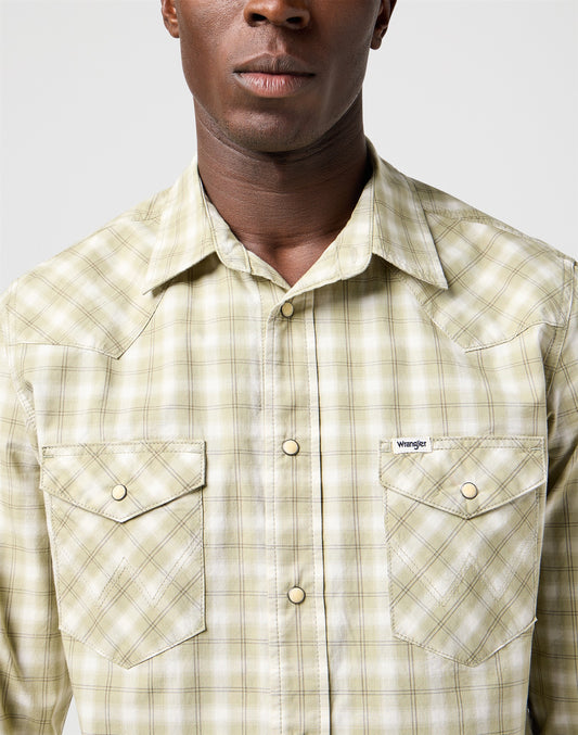 WESTERN SHIRT TEA green