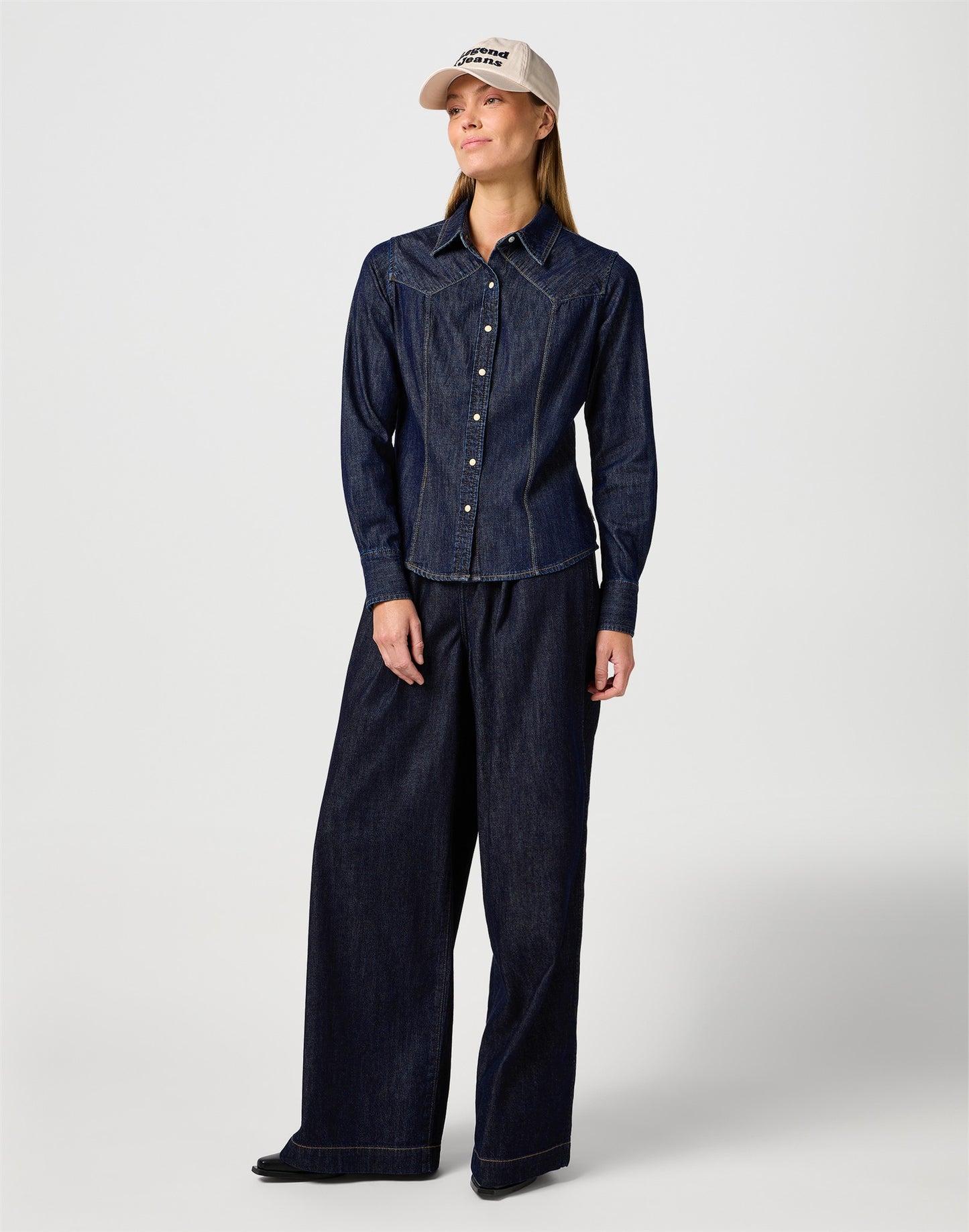 EXAG YOKE SHIRT SADDLE denim blue | Bildmaterial bereitgestellt von SHOES.PLEASE.