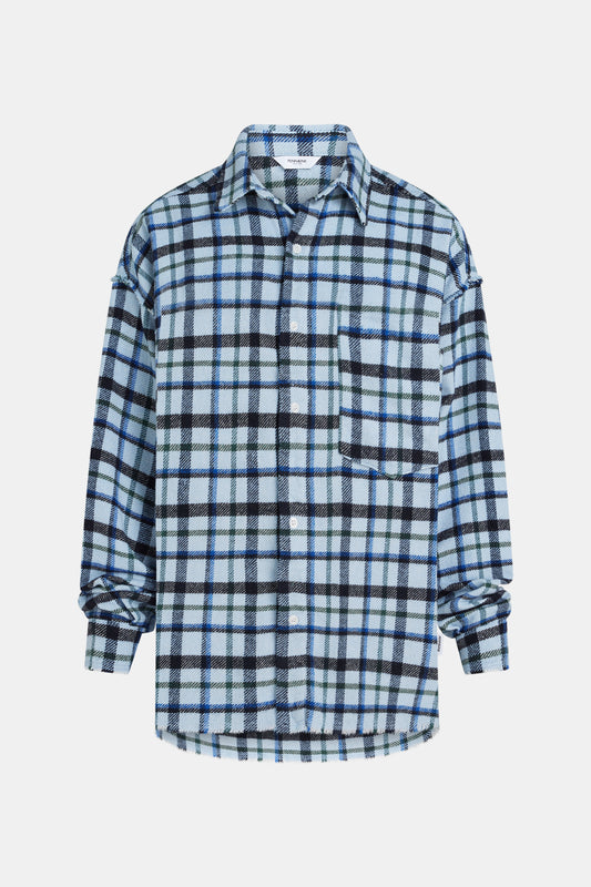 Blouse blue check