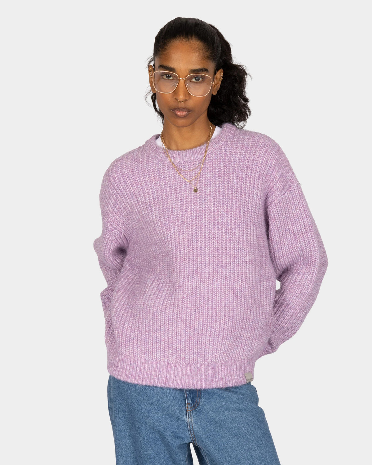 Hairiette Knit lila melange | Bildmaterial bereitgestellt von SHOES.PLEASE.