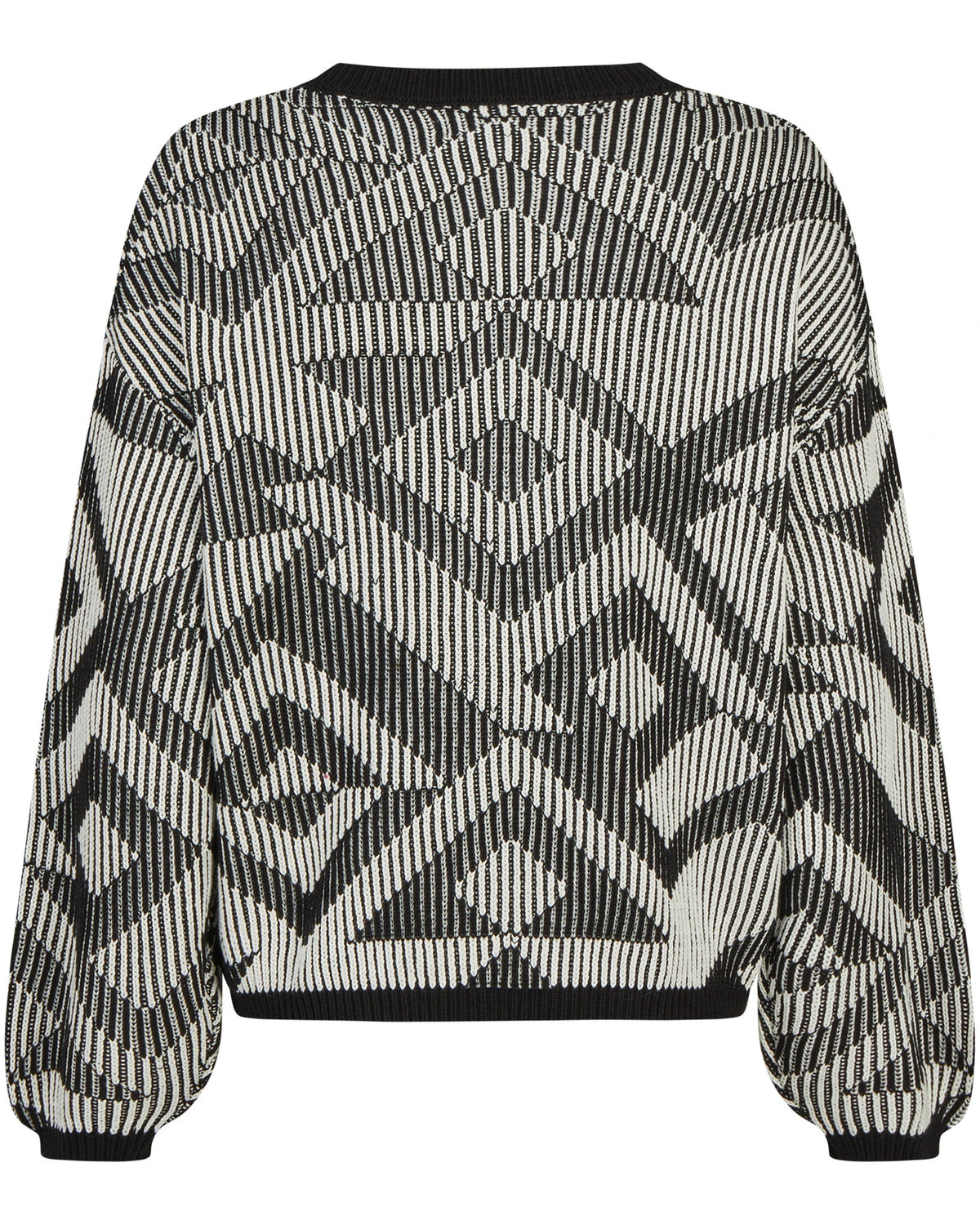 Ribby Knit black white | Bildmaterial bereitgestellt von SHOES.PLEASE.