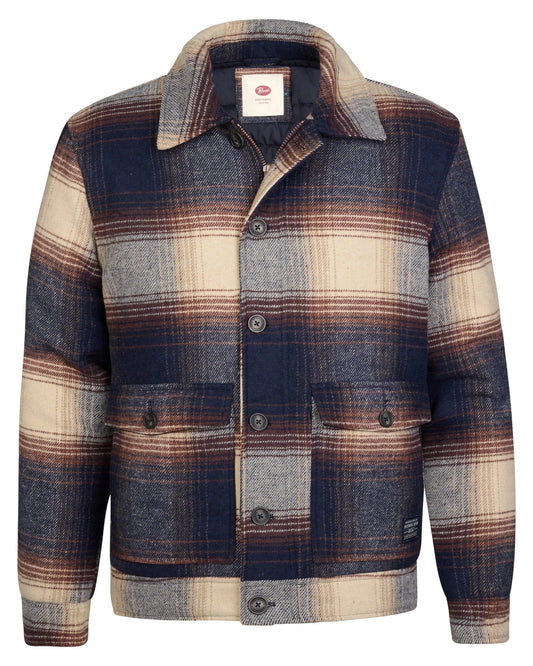 Men Jacket Wool royal navy