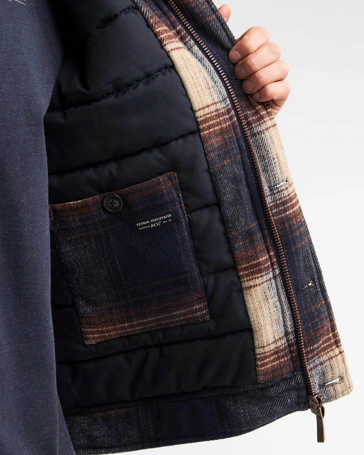 Men Jacket Wool royal navy | Bildmaterial bereitgestellt von SHOES.PLEASE.