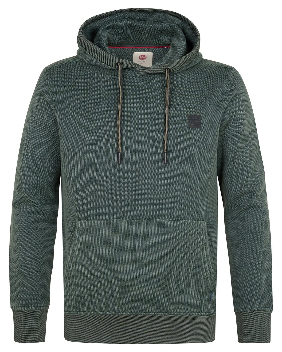 Men Sweater Hooded deep green | Bildmaterial bereitgestellt von SHOES.PLEASE.