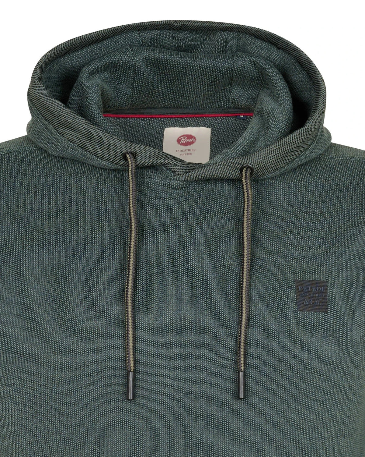 Men Sweater Hooded deep green | Bildmaterial bereitgestellt von SHOES.PLEASE.