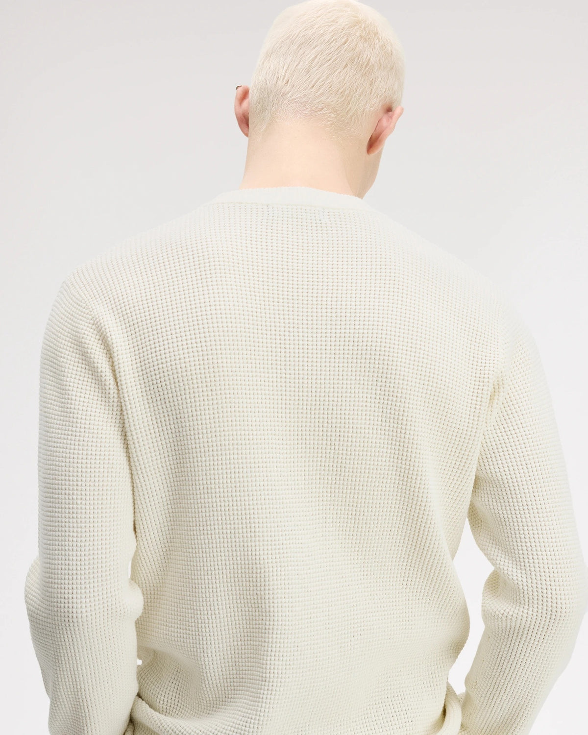 WAFFLE STITCH JUMPER ecru | Bildmaterial bereitgestellt von SHOES.PLEASE.