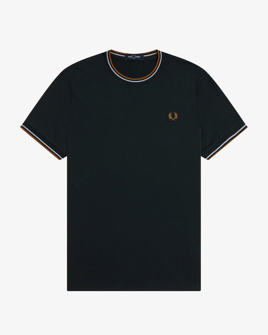 TWIN TIPPED T-SHIRT ntgrn/dskbl/dkca