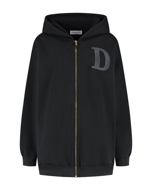 Evi Hooded Cardigan black