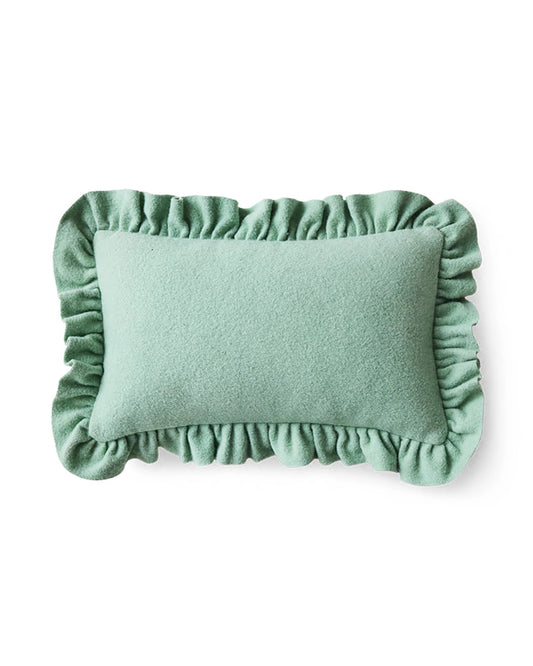 Felt cushion, mint (60x40cm)