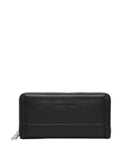 DELIA WALLET L REC COW NATURALE black
