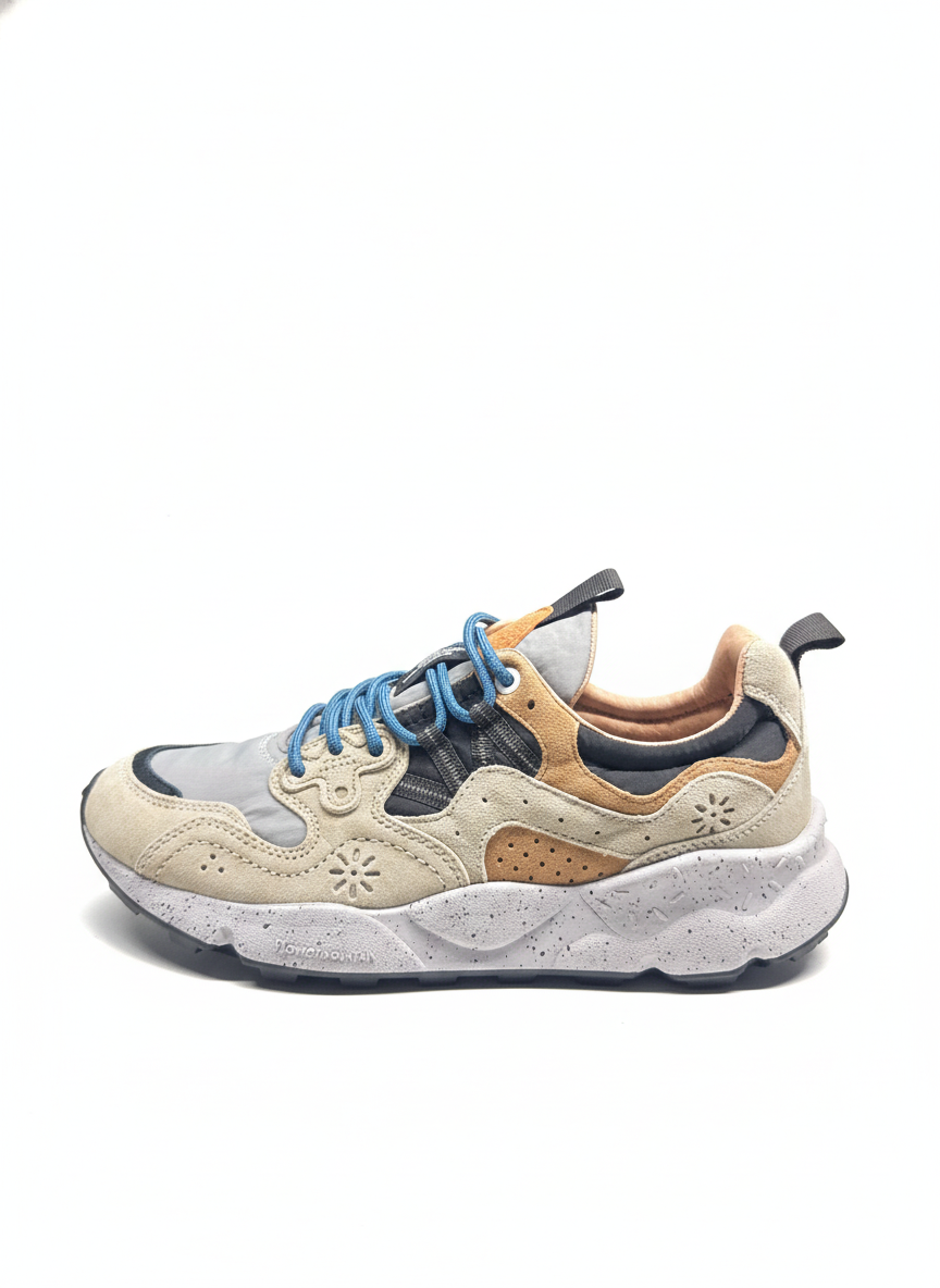 Yamano 3 Man Suede/Nylon dark beige grey black | Bildmaterial bereitgestellt von SHOES.PLEASE.